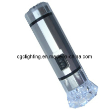 Plastic LED Dry Battery Flashlight (KC-35)